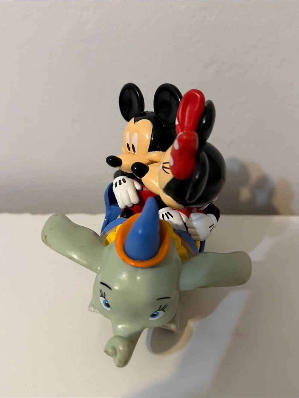 Disney Parks Minnie and Mickey Dumbo Pull Back Toy Car Ride